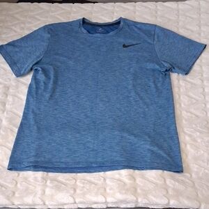 Nike Light Blue Heather Dri-FIT Short Sleeve Tee